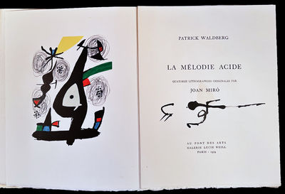 Miro, La Melodie Acide. With 14 lithographs in color. 1980.