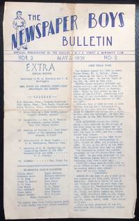 The Newspaper Boys Bulletin: Official publication of the Dallas YMCA Street and Newsboys Club. Vol. 3 no. 2 (May 6, 1939)