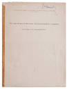 "The Tube Method of Measuring the Growth Rate of Neurospora." Offprint from: American Journal of Botany, vol. 30, no. 10.
