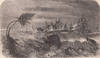 Frank Leslie's Ilustrated Almanac "Terrible Effects of the Cyclone At Calcutta, October 5, 1864" Single Page Engraving
