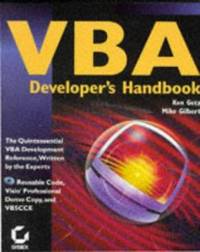 VBA  Developer's Handbook