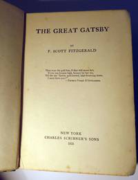 The Great Gatsby by FITZGERALD, F. Scott - 1925