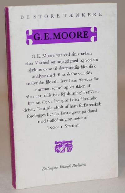 De store Tænkere. G. E. Moore.
