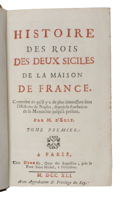 Histoire des Rois des Deux Siciles de la Maison de France. 4 vols. (photo 2)