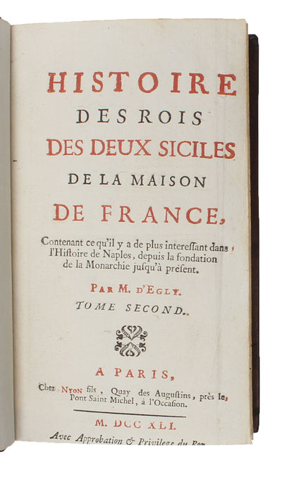 Histoire des Rois des Deux Siciles de la Maison de France. 4 vols. (photo 5)