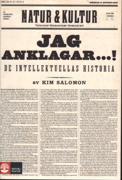 JAG ANKLAGAR...! De intellektuellas historia.