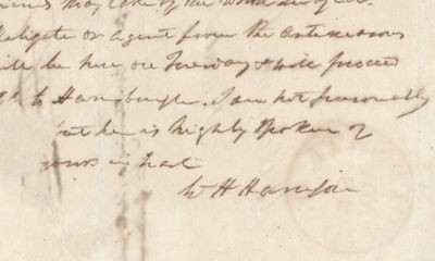 Presidential Candidate William Henry Harrison Defends Himself from an Attack by Future Abolitionist Thaddeus Stevens, Then an Important Figure in the Anti-Masonic Party, Because He Will Not Embrace Anti-Mason Sentiments