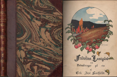 FRIDOLINS LUSTGÅRD OCH DALMÅLNINGAR PÅ RIM.