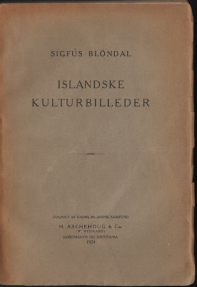 ISLANDSKE KULTURBILLEDER.