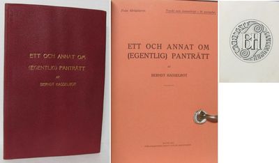 Ett och annat om (egentlig) panträtt.