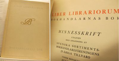 Liber librariorum. Bokhandlarnas bok.…