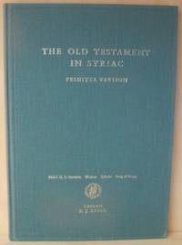 The Old Testament in Syriac according to the…