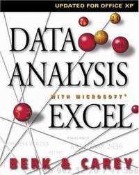 Data Analysis with Microsoft Excel : Updated for Office XP