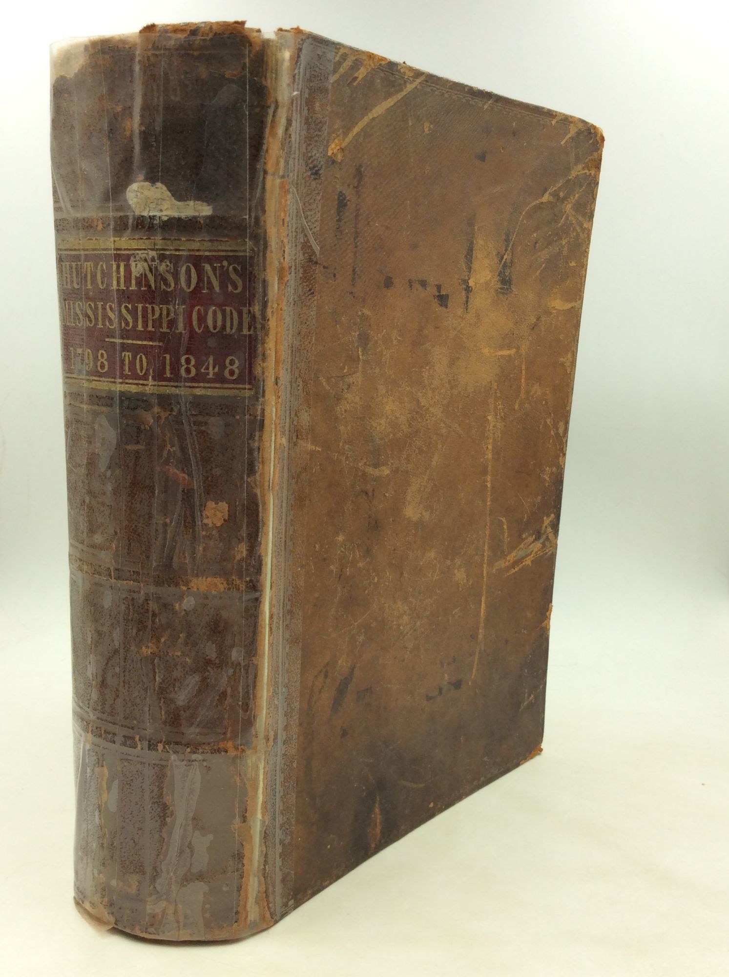 1798 Code Civil CODE OF MISSISSIPPI: Being an Analytical Compilation of the Public and ...