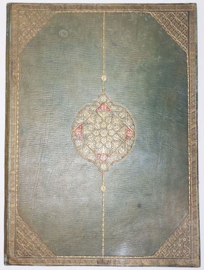1880. Full Straight-Grained Morocco. Very Good. Beautiful thin portfolio with Arabesque gilt decorat...