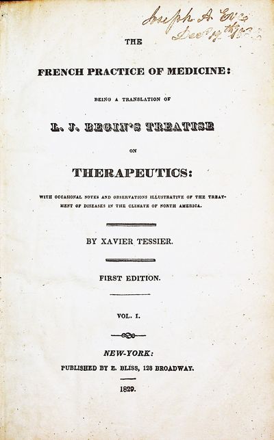 The French Practice of Medicine: