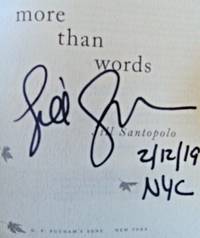 MORE THAN WORDS (SIGNED, DATED & NYC)