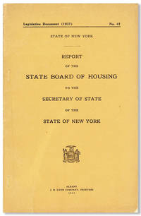 Report of the State Board of Housing to the Secretary of State of the State of New York