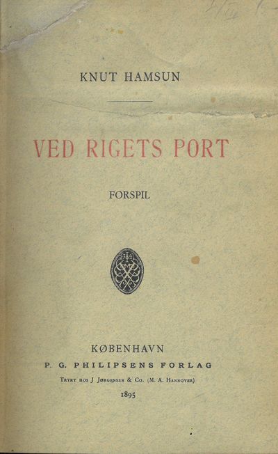 Ved rigets port. Forspil.
