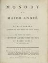 Monody on Major Andrè. . . . To Which are Added Letters Addressed to Her by Major Andrè, in the Year 1769