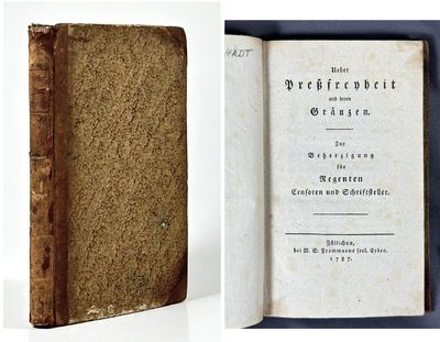 Ueber Pressfreyheit und deren Gränzen. Zur…