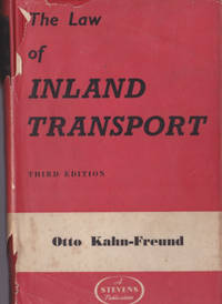 image of The Law of Carriage By Inland Transport