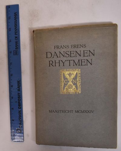 Maastricht, 1924. Paperback. VG- cover and ffep loose from sewn binding, minor discoloration to pape...