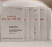Häften för kritiska studier 1971 nr. 1-8.