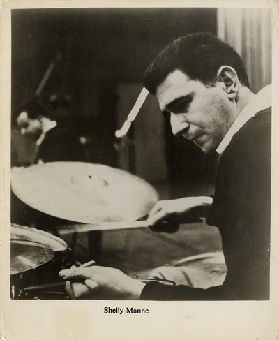 SHELLY MANNE [ca. 1950s] Set of 2 photos