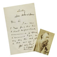 Autograph letter signed “G. F. Watts”