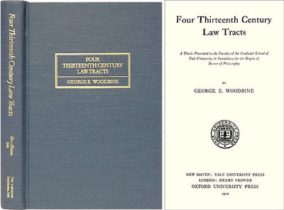 Four Thirteenth Century Law Tracts
