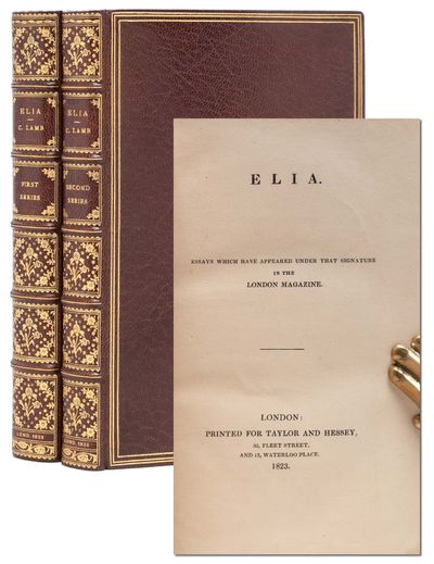 Elia. Essays which have appeared under that signature in the London Magazine [with:] Elia. Second Series