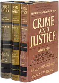 Crime and Justice, Second and Revised Edition, 3 Vols