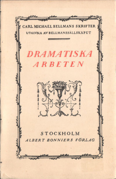 SKRIFTER VI. DRAMATISKA ARBETEN.