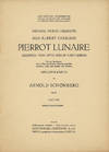 [Op. 21]. Dreimal sieben Gedichte aus Albert Girauds Pierrot Lunaire [Study score]