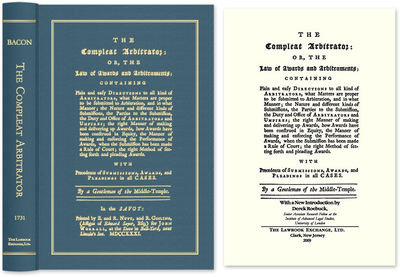 The Compleat Arbitrator: or the Law of Awards; Containing Plain and..