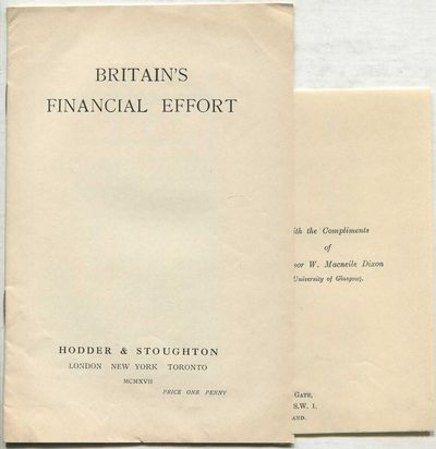 Britain's Financial Effort