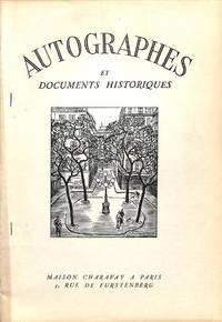 Bulletin SupplÃ©mentaire no.18/1957 : Autographes et Documents Historiques by CHARAVAY - PARIS