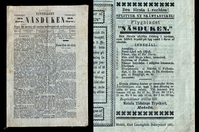 Flygbladet Näsduken. Organ för snutna och osnutna…