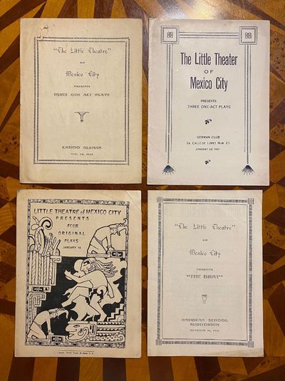 [MEXICAN AND CUBAN THEATER EPHEMERA 1905-1932 - Five items]