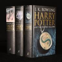 cover of Harry Potter and the Order of the Phoenix; Harry Potter and the Half-Blood Prince; Harry Potter and the Deathly Hallows
