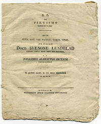 De pietismo dissertatio. A.a.