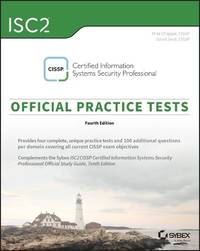 ISC2 CISSP Certified Information Systems Security Professional Official Practice Tests