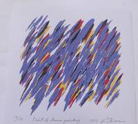 Kuniichi Shima [Japanese] screen print titled Print of Drum Painting, 18 / 38 copies...