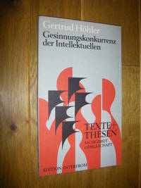 cover of Gesinnungskonkurrenz der Intellektuellen