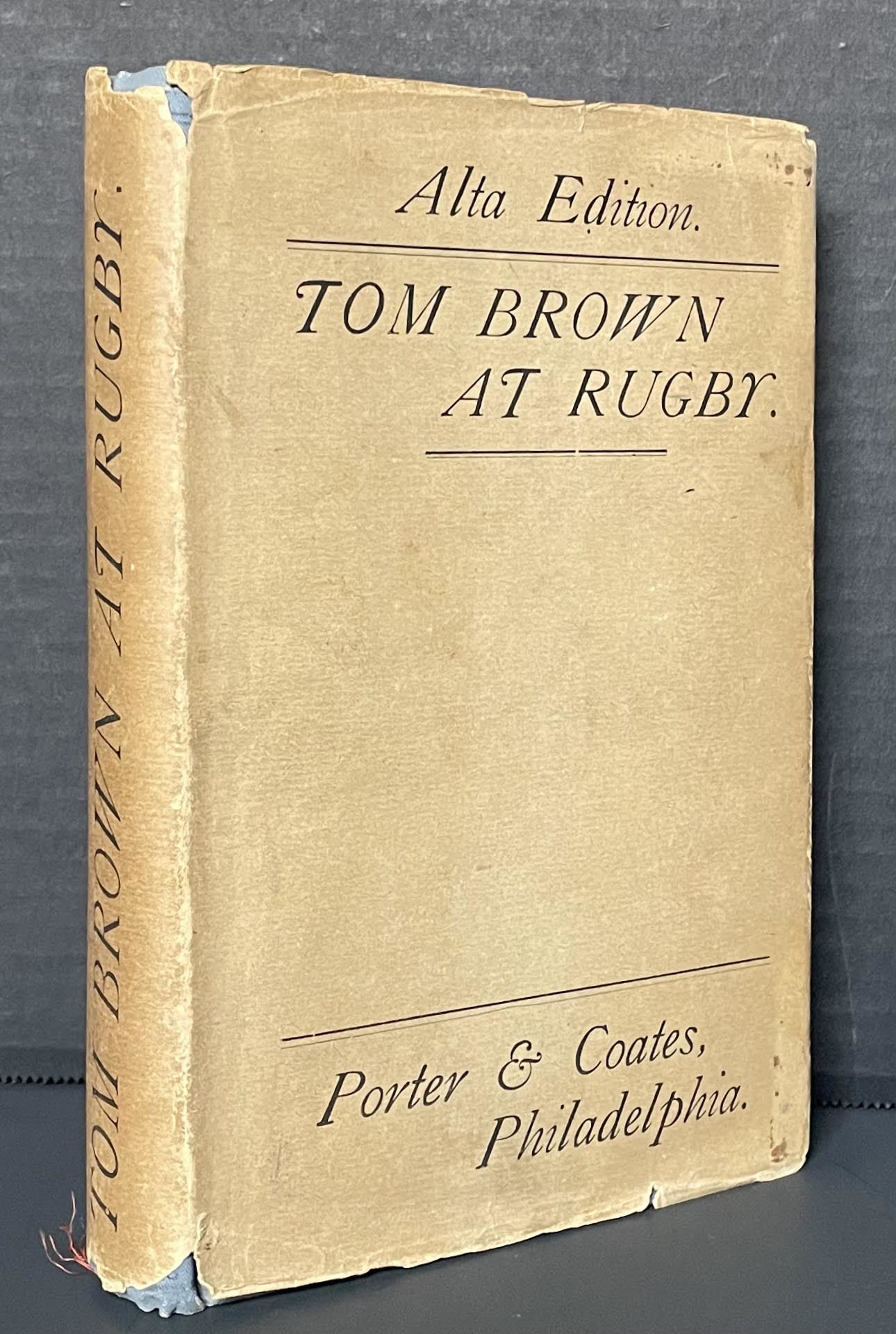 Tom Brown at Rugby [Tom Brown's School Days] by Hughes, Thomas ...