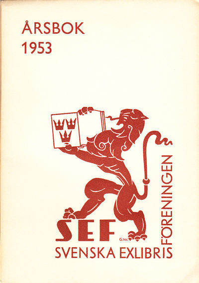 Svenska Exlibrisföreningens Årsbok 1953 under…