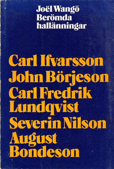 Berömda hallänningar. [Utg. av] Bokförlaget…