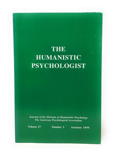 The Humanistic Psychologist Volume 27 Number 3 Autumn 1999 [Transpersonal Psychology]