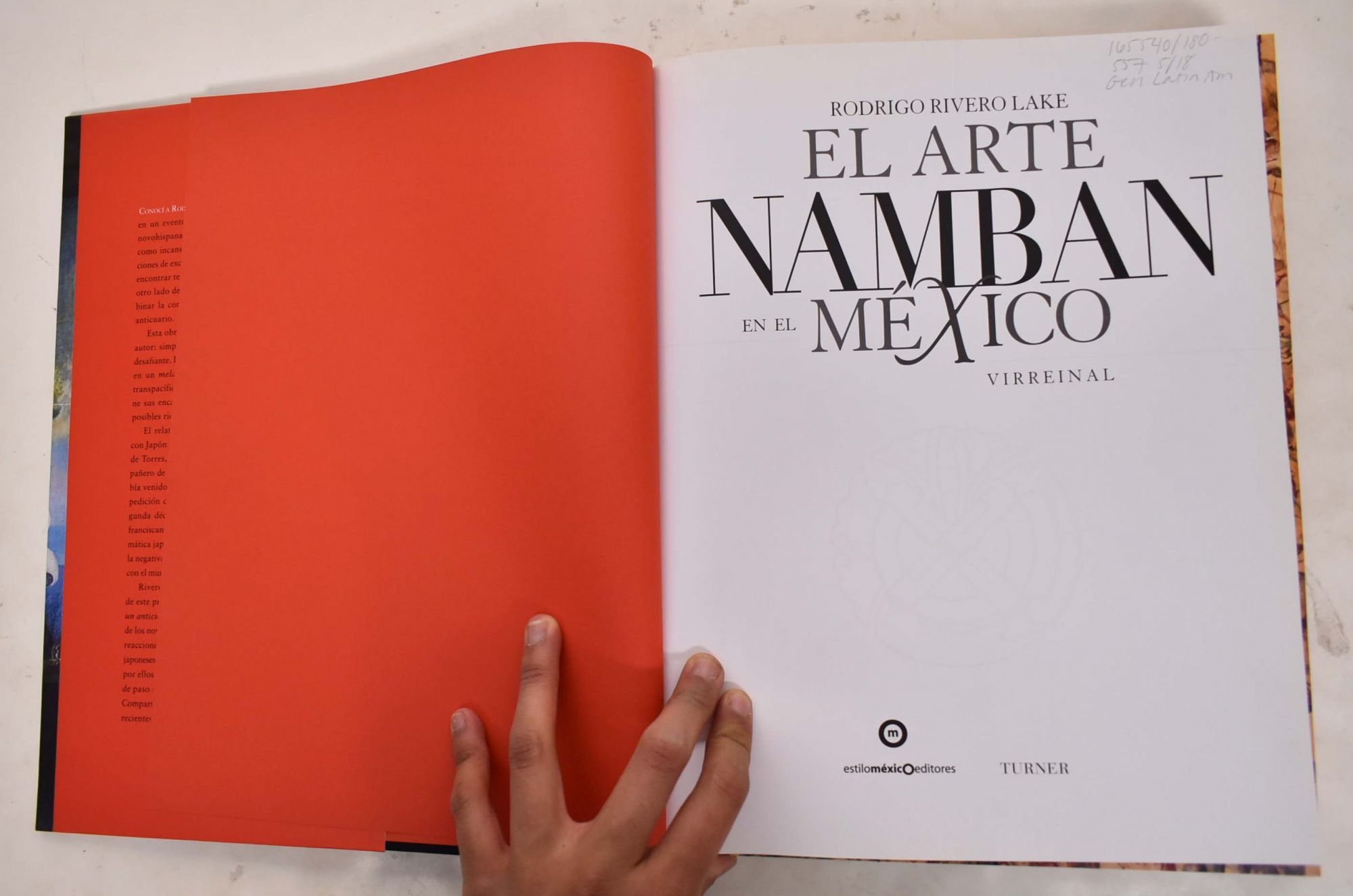 El Arte Namban en el Mexico Virreinal by Lake, Rodrigo Rivera
